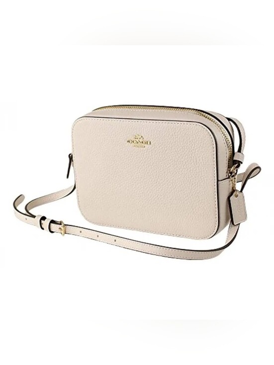 Coach Handbags - Coach Mini Jamie Camera Bag Chalk Colored Pebble Leather with Gold Hardware